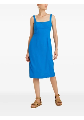 Lenny Niemeyer square-neck midi dress - Blue