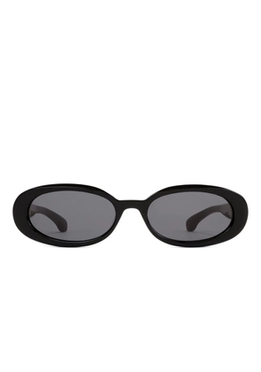 Sporty & Rich oval-frame sunglasses - Black