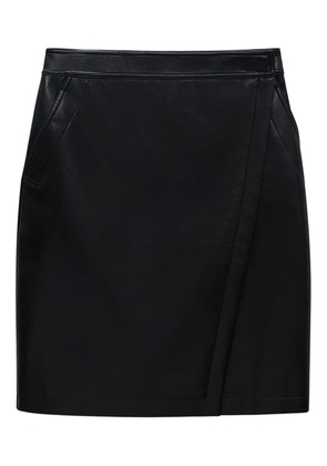 ANINE BING Alanis wrap mini skirt - Black