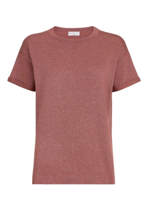 Brunello Cucinelli crew-neck T-shirt - Red