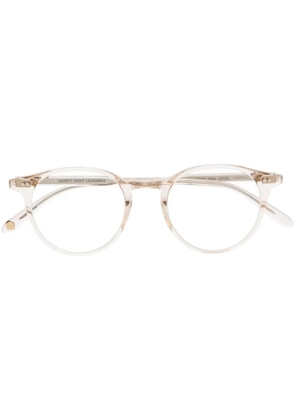 Garrett Leight Clune transparent round-frame glasses - Pink