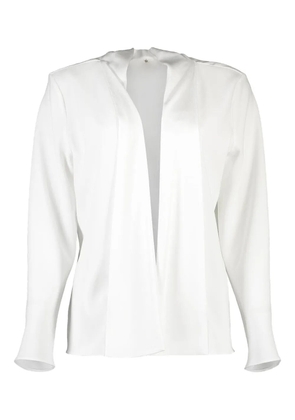 Peter Cohen open-front long-sleeve cardigan - White
