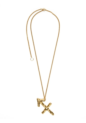 Jil Sander zodiac-sign pendant necklace - Gold