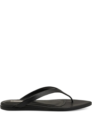 AMI Paris pointed-toe flat sandals - Black
