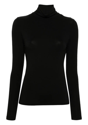 Maje roll-neck top - Black