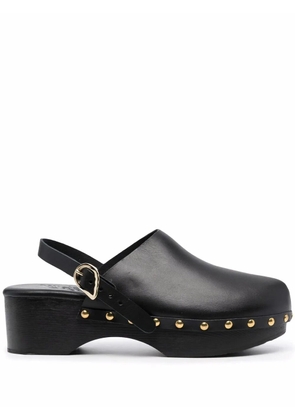 Ancient Greek Sandals Classic Closed 70mm studded clogs - Black