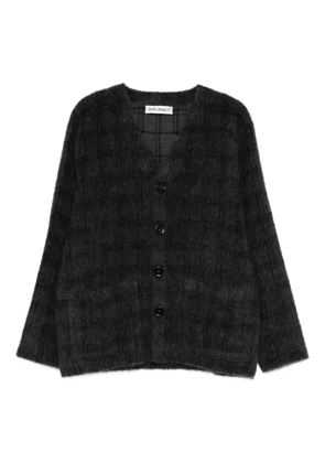 OUR LEGACY checked cardigan - Grey