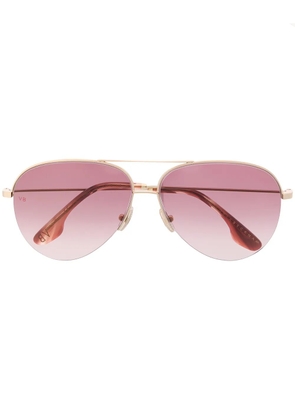 Victoria Beckham Eyewear Aviator VB90S sunglasses - Gold