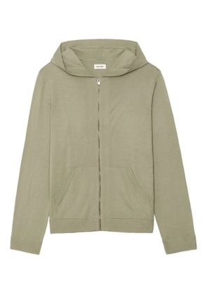 Zadig&Voltaire Clash We Revoltaire zip hoodie - Green