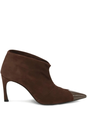 ROTATE BIRGER CHRISTENSEN pointed-toe suede boots - Brown