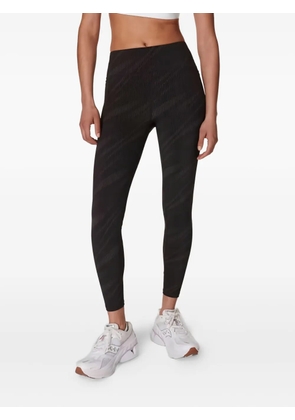 Sweaty Betty Zero Gravity 7/8 wave-print leggings - Black