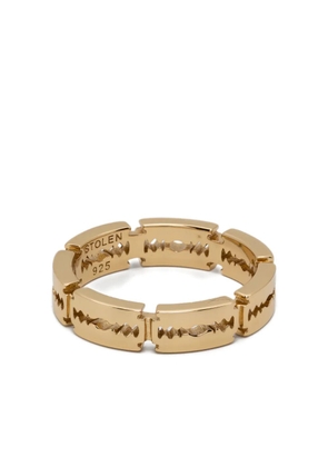 Stolen Girlfriends Club razor eternity ring - Gold