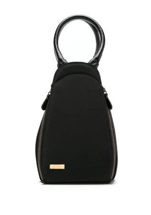 Sarah Chofakian circular-handle lunch bag - Black