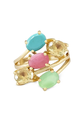 ATELIER MON multistone ring - Gold