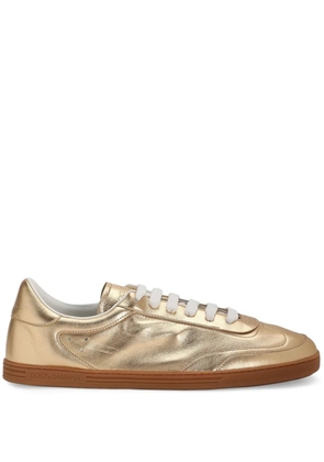 Dolce & Gabbana Foiled Organzine Turban - Gold