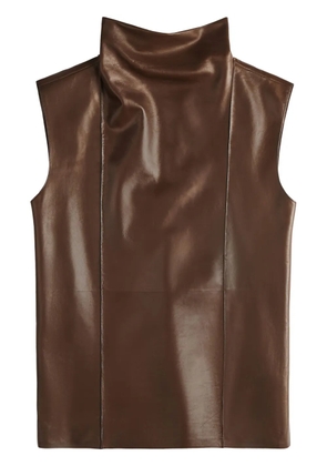 Tod's leather top - Brown