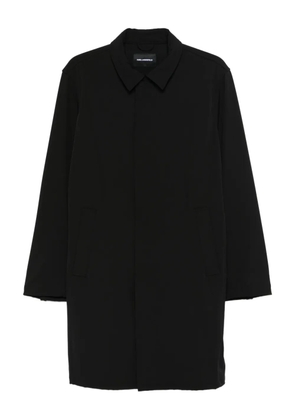 Karl Lagerfeld buttoned coat - Black