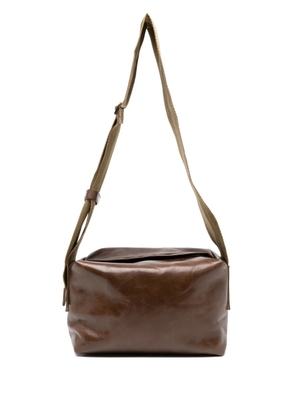 Uma Wang faux-leather shoulder bag - Brown