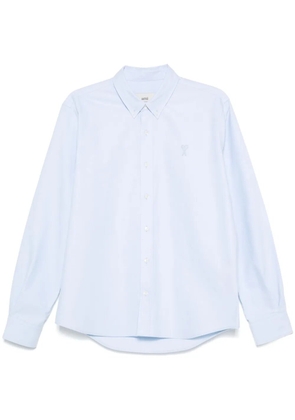AMI Paris Ami de Coeur-motif shirt - Blue