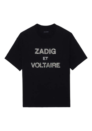 Zadig&Voltaire Tedda strass T-shirt - Black