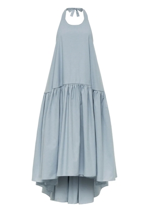 AZEEZA Winston chambray midi dress - Blue