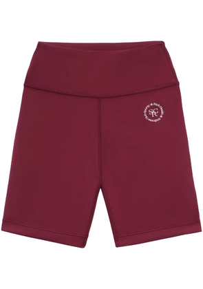 Sporty & Rich logo-print biker shorts - Red