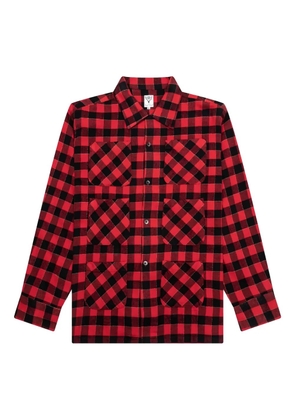 SOUTH2 WEST8 six-pocket checkered shirt