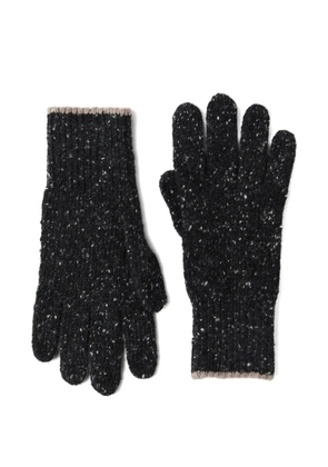 Brunello Cucinelli cashmere gloves - Black