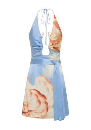 Rebecca Vallance Perez floral-print mini dress - Blue