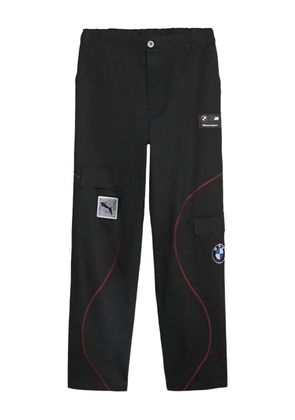 PUMA x BMW Motorsports Garage logo-patch trousers - Black