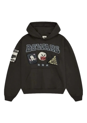 BROKEN PLANET logo-print hoodie - Black
