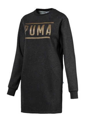 PUMA logo fleece mini dress - Grey