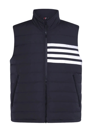 Thom Browne 4-Bar motif puffer gilet - Blue