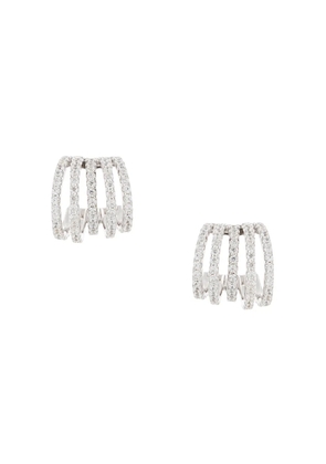 APM Monaco Croisette five-hoop earrings - Silver