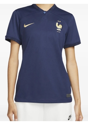 Nike FFF 22/23 Stadium Home Dri-FIT 'Midnight Navy/Metallic' soccer jersey - Blue