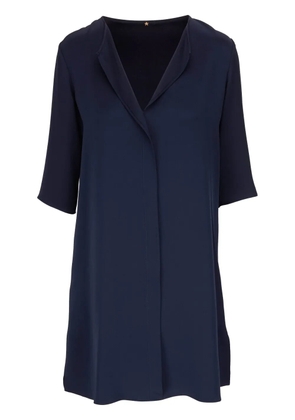 Peter Cohen V-neck silk dress - Blue