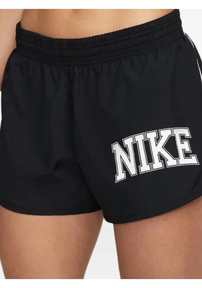 Nike Dri-FIT Swoosh Run 10k 'Black/White' running shorts