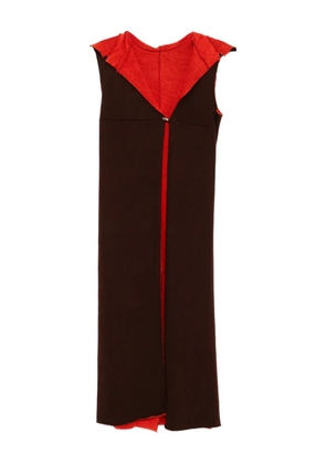 Ma+ sleeveless hoodie - Red