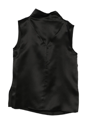 MARK KENLY DOMINO TAN high-neck top - Black