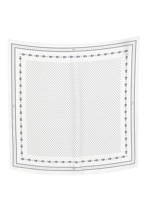 Maje polka-dot silk scarf - Neutrals