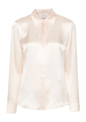 Carine Gilson long-sleeve silk pyjama top - Pink