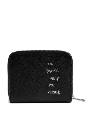 Zadig&Voltaire mini graffiti wallet - Black