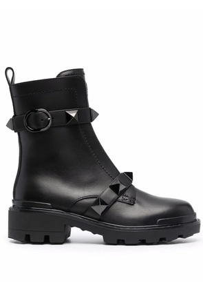 Valentino Garavani 40mm Roman Stud combat boots - Black