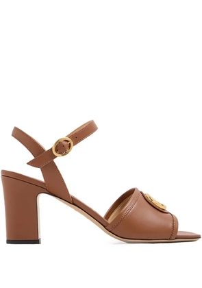 Valentino Garavani 75mm VLogo sandals - Brown