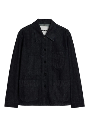 Jil Sander patch-pocket denim jacket - Blue
