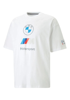 PUMA x BMW Motorsport logo-print T-shirt - White
