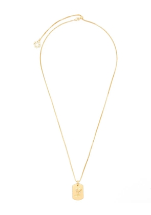 Maje aquarius zodiac-design necklace - Gold