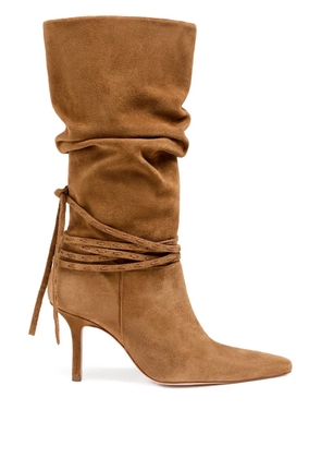 Cinq A Sept 85mm Samina boots - Brown