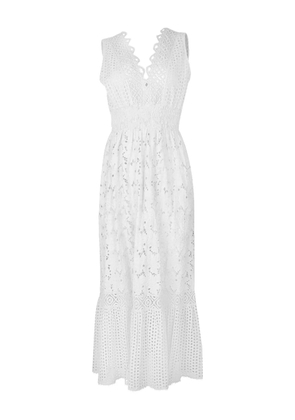 Temptation Positano Belice broderie-anglaise dress - White