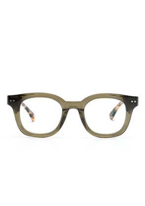 Peter And May Lily Of The Valley square-frame glasses - Green